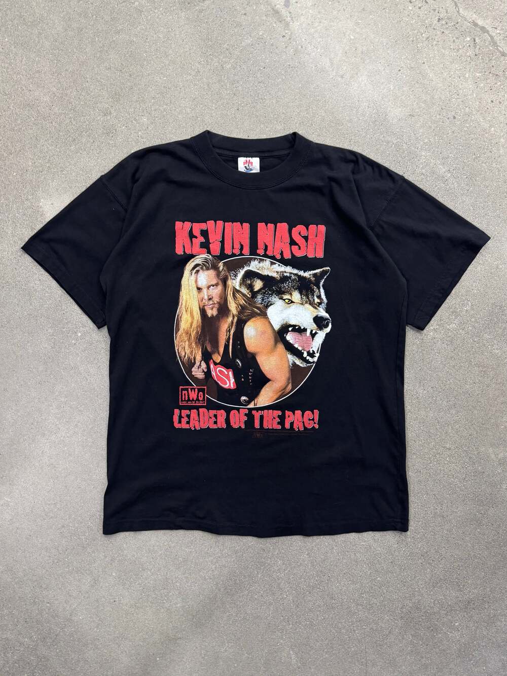 Vintage 1998 nWo Kevin Nash WCW WWE T-Shirt - L